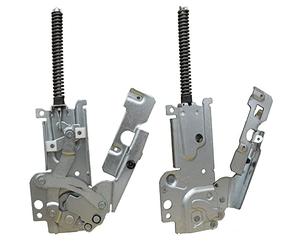 JCSPARES® - Kit Cerniere Destra - Sinistra Con Mollla Per Porta Lavastoviglie Compatibile Con Rex Electrolux Zanussi TT790 - TT800 - TT799 - TT990 - F43011VI - F88020IM - FOKOPLUSIM Ed Ulteriori