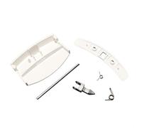 JCSPARES® - Maniglia leva per porta oblò lavatrice compatibile Electrolux Zanussi Rex per modelli: L62853 - LAVW833-W - L50212 - L50612 - L52600 - L56870 - L60843 ed ULTERIORI (Kit Montaggio Maniglia)