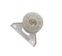 JCSPARES® - Rullo Puleggia Tendicinghia Asciugatrice Con Staffa Di Montaggio Squadretta Compatibile Con Hotpoint Ariston Indesit Whirlpool