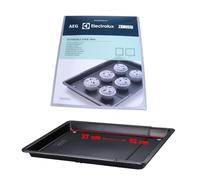 JCSPARES® - Teglia Leccarda Ripiano Estendibile Universale | Lunghezza da 37 a 52 Cm - Larghezza 33 cm | Per Forno Compatibile Electrolux