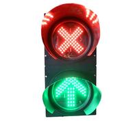 JCSRYD Semaforo Stradale Indicatore Luminoso, Segnali Stradali a LED Segnale di Blocco a 2 luci Luce di stop e Partenza Rossa/Verde, Luce di stop e Partenza Rossa/Verde AC85-265V (Size : 200mm-220v)