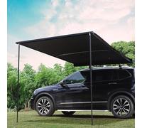 JCSRYD Tenda per Camper Tendalino auto Laterale Retrattile per Esterni, Tendalino Ripstop Estraibile per Veicoli da Campeggio Terrestre, PU5000mm, per SUV/camion/furgone (Size : 160x250cm/5.2x8.2ft