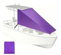 JCSRYD Tendalino Prora T-Top per Copertura di Gommone, Parasole Tessuto Oxford 600D Impermeabile, Copertura Solare con Protezione UV50+ per Barca con Console Centrale(Purple,78"x96" (200x245 cm))