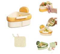 JCSY 2025 - Cestello con ventosa per lavello, autopulente, angolare, con scarico a pressione, a maglia fine, per rubinetto e spugna, per cucina, bagno, stoviglie (giallo* 1)