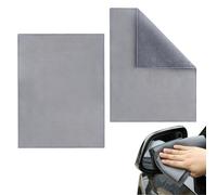 JCUGSBS 2 Pezzi Panno Microfibra Per Pulizia Auto, Panni Asciugatura Auto Microfibra Panno Professionale Asciugatura e Lucidatura Super Assorbente per Cura Auto Moto Casa Parabrezza e Finestrini