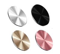 JCUGSBS Calamita per Cellulare Auto [4 Pezzi], Placche Metallo Universale Adesivo per Porta Cellulare Auto/Supporto Telefono Magnetico