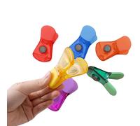 JCUGSBS Clip di magnetico multicolore da 12 pezzi, clip magnetica da muro nota lavagna per lavagna bianca