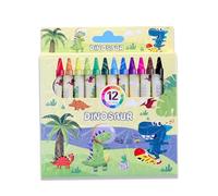 JCUGSBS Pastelli acquarellabili,matitoni colorati per bambini，12 matite colorate corte e spesse