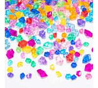 JCUGSBS Pietre di Vetro Colorate,Decorazione Pietre di Vetro da 11 * 14mm,Sassolini Decorativi per Vasi,Decorativi Pietre,Pietre di Mosaico Cabochon per Artigianato (Circa 200 Pezzi)
