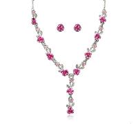 JCVBN - Braccialetto romantico regolabile con rosa rossa, alla moda, regalo di San Valentino per amante, accessorio per gioielli da sposa