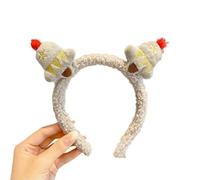 JCVBN - Cerchietto per capelli natalizio semplice, accessorio per capelli in stile cartone animato, decorazione per feste di Natale