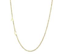 JCVBN Collana girocollo da donna con lettera iniziale personalizzata in acciaio inossidabile A-Z alfabeto collana personalizzata regalo per la festa della mamma, 45-50 cm, Pelle
