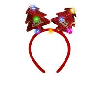 JCVBN - Copricapo natalizio illuminato in stile cartone animato, grazioso copricapo natalizio
