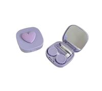 JCVBN - Custodia per lenti a contatto a forma di cuore con specchio, mini lenti per la cura degli occhi, kit da viaggio, organizer per occhiali, A2, Organizer per borse