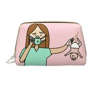 JCVBN Enfermera En Borsa da toilette personalizzata per donne medico infermiere cosmetici organizer per trucco da donna scatola di bellezza Dopp kit, 11, Cosmetic Bag