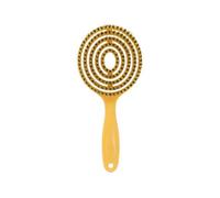 JCVBN Spazzola rotonda districante per capelli con setole di cinghiale per la cura del cuoio capelluto massaggio donne pettine ricci bagnati salone parrucchiere strumenti per lo styling