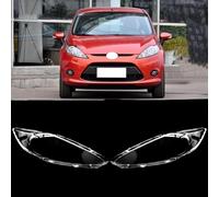 JCVT Front Bumper Headlight Auto per Ford Fiesta 2009-2012, Guscio Faro Lente Copertura Componenti Fari Styling Accessori,A/Right