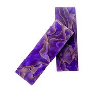 JCWGLY 2 Pezzi Grezzi Per Manici Di Coltello In Resina Viola - Materiale Per Manici Per La Realizzazione Di Coltelli, Arte Dell'intaglio E Bilance Per Coltelli Fatti A Mano