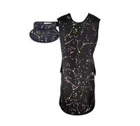 JCWGLY Grembiule di Piombo Grembiule in Piombo con Protezione dalle Radiazioni da 0,5 MmPb con Collare di Protezione della Tiroide per Protezione dai Raggi X in Ambito Dentale(Black,Large)