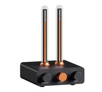 jcwwolk Lampada di Spettro di Rilevamento del Suono RGB, Vintage Tube RGB Ambient Light, con 2 PCS Glow Tube, 4 modalità di Visualizzazione, Controllo Vocale Mic, per Studio Gaming Room