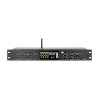 jcwwolk Suppressore di Feedback Professionale, Cambiatore di Frequenza di Feedback Anti-Urlo, con Schermo a Colori, Equalizzazione Parametrica a 5 Livelli, Senza Driver USB, Ideale per Conferenze