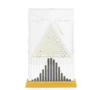 jcwwolk Tavola Galton, Modello Dimostratore di Probabilità di Tavola Galton, Strumento di Insegnamento di Laboratorio di Fisica, Base Rimovibile, Dimostra Efficacemente Statistica, per L'insegnamento