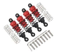 JCxYGAP 10pcs 1/10 SCRITTOLI ALLUMINIO SCHEGGI ALLUMINIO per TT02 Compatibile su parti di aggiornamento delle corse automobilistiche da tour su strada(RED)
