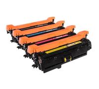 JCxYGAP 4 immagini compatibili con CE250A CE251A CE252A CE253A cartuccia toner per modelli di stampante 504A CP3520 CP3525 CP3525n CP3525dn CP3525x CM3530