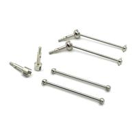 JCxYGAP 4pcs set di alberi di trasmissione in metallo compatibile con modelli di auto RC 144001 124018 124019 parti di aggiornamento posteriore anteriore