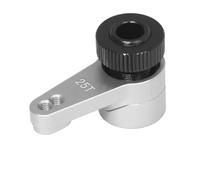 JCxYGAP ARM SERVO METALLO 25T E SERVO SERVAVER SET compatibili con auto crawler RC in scala 1/10 come UTB10 1. 9 Modelli UTB Aggiornano gli accessori delle parti(Silver)