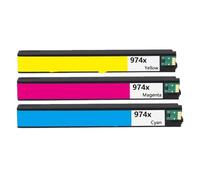 JCxYGAP Cartuccia a inchiostro 974x 974x compatibile per Pagewide Pro 452DW 477DW 552DW 577DW Page in tutto il P55250DW P57750DW(CMY-3COLORS)