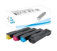 JCxYGAP Compatible 4-Color-Pack Toner Cartridge Replacement For TK-5197 TK5197 KCMY Works With 306ci Color Multifunction Printer Black 15000 Pages 7000 Pages