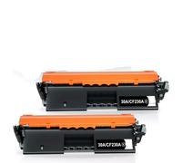 JCxYGAP Confezione da 2 toner nero CF230A 30A compatibile con M203d M203dn M203dw