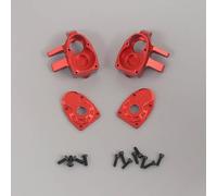 JCxYGAP Coperchio di alloggiamento delle nocche di sterzo per III AXI03007 ASLE AR45 Compatibile con parti metalliche anteriori dell'asse portale F9(Red front)