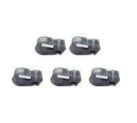 JCxYGAP Etichetta autoadesiva 25,4 mm x 7,6 m Nero su bianco MC-1000-595 Compatibile con la stampante collegata al PC BMP-41 BMP-51 BMP-53-(5pcs MC-1000-595)