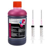 JCxYGAP Kit di ricarica inchiostro universale compatibile con cartuccia per stampante Deskjet 305 302 304 302 664 CISS XL(Magenta)