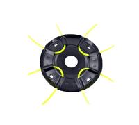 JCxYGAP Sostituzione della Testa della Linea 2/4 Compatibile con Whacker di Erbacce di falciatrice per Prato Si Adatta alla Maggior Parte delle Teste di falciatura per Il Taglio(Black Iron)