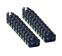 JCxYGAP Stampante 5 10 20 30 40 pezzi LB-200BK MK-RS100B PT-200BK compatibile con Mk2600 Mk2500 Mk2100 Mk2000 Mk1500 Mk1100 Mark 1 Pro M-11C(LB-200BK 20PCS)