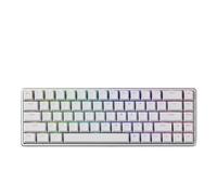 JCxYGAP Tastiera Meccanica ATK68 con keycap PBT scambiabili a Caldo 68 cablato Magnetico per Giochi per PC e compatibili con la Maggior Parte dei Computer(White)