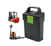 JCXYL EV Batteria per transpallet Elettrico da 24 V 20 Ah, Batteria per Carrello elevatore Elettrico da 24 Volt, batterie LiFePO4 da 24 V per Kit Motore MT12/EPT12-EZ da 0-500 W,Withoutlight,24V 20AH