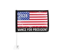 Jd Vance per il presidente Vance 2028 Bandiere personalizzate Clip per finestra Processione all'aperto Bandiera da viaggio Bandiera per auto