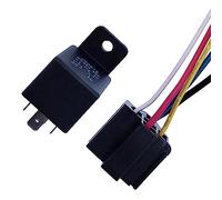 JD2912 4 Pin 5 Pin 40A Relè for auto DC 12 V 24 V 36 V 48 V con foro di montaggio Potenza bobina 1,8 W Dispositivo di controllo automobilistico con linea 1 pezzo(5P 40A 24V Line)