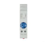 JD9 Lampada di Segnale 24V AC/DC Din Rail Mount Indicatore Luce Per Sistemi di Controllo Industriali E Telecomunicazioni Con Valutazione IP20 (Blu)