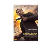 jdalcbe Poster del film The Equalizer 2 (2018) su tela, decorazione artistica da parete per soggiorno e camera da letto, 30 x 45 cm