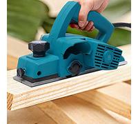 JDBDU Pialla elettrica, piallatrice, 800W utensile elettrico per piallatura del legno portatile pialla manuale aeronautica, pialla elettrica regolabile 82mm di larghezza