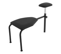 JDBDU Sgabello per pedicure, regolabile, con poggiapiedi, per manicure, altezza regolabile, 65-80 cm, moderno, regolabile, per la casa, salone di bellezza, nero, portata fino a 50 kg