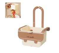 JDBlissful Colino per Lavello, Filtro per Lavello con Cestello a Scatto One-Touch, Appendibile al Rubinetto, Filtro Rimovibile per Rifiuti Alimentari da Cucina, Facile da Pulire (kaki)