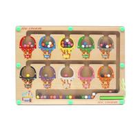 JDBlissful Labirinto Magnetico Bambini di Colori e Numeri, Puzzle Magnetico, Giochi Magnetici, Colori e Numeri Gioco di Abbinamento per Bambini Bambina 2 3 4 5 Anni di Giocattoli Educativi per Bambini