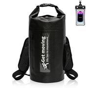 JDBlissful Sacca Stagna 10 Litri, Borsa Impermeabile Mare 10L, Include Sacchetto per Cellulare Impermeabile, Borsa Galleggiante Impermeabile, per Ritorno al Fiume, Nuoto, Sport Acquatici, Campeggio