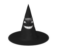 JDbncxe 1 cappello di Halloween - Silly Laughing Bat Print Witches Decor Party, Cosplay Accessory, Festive Carnival Headband, Magic Wizard Cap